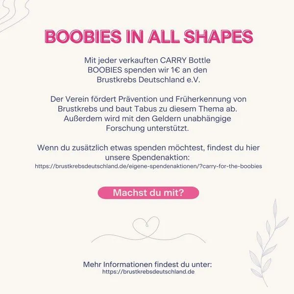 Carry Bottles Carry Bottles Glastrinkflasche 0.7l, Boobies, – Produktbild 4 von 4