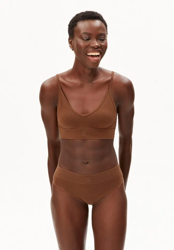ARMEDANGELS ARMEDANGELS Bügelloser BH BRALAA SEAMAALA Bralette aus TENCEL™ Lyocell Mix (Fitted), Braun, – Produktbild 1 von 5