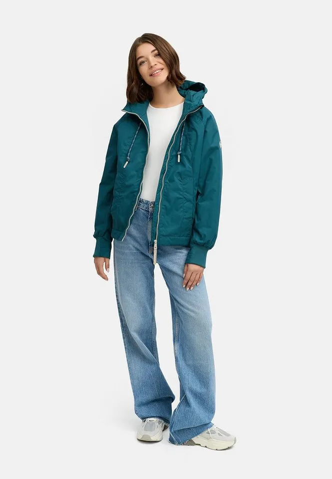 ragwear ragwear Outdoorjacke Lumie YOUMODO Gefütterte Übergangsjacke mit Kapuze, Grün, – Produktbild 5 von 5
