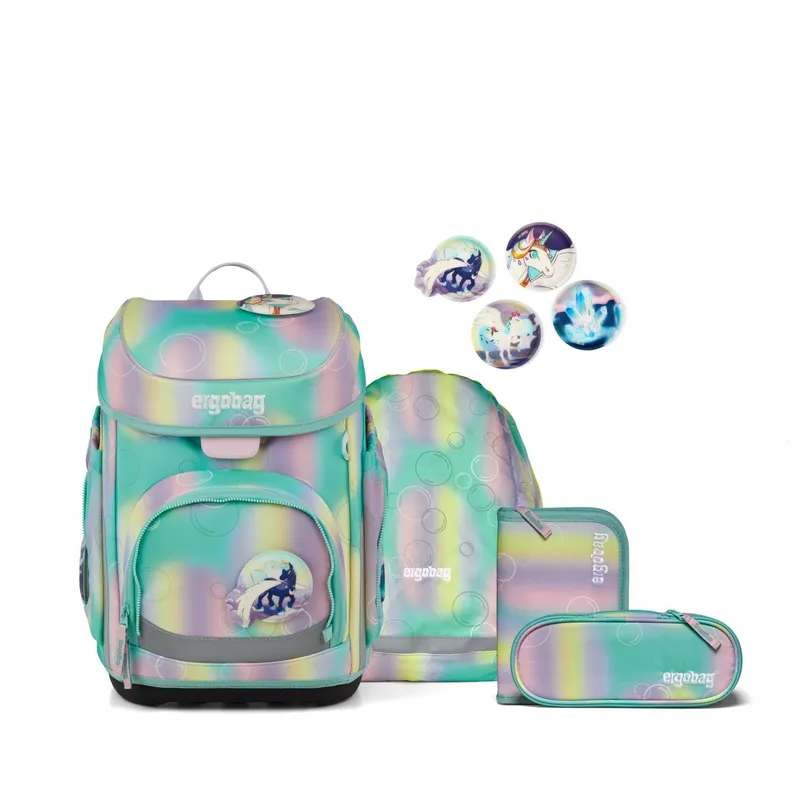 Ergobag Ergobag cubo Schulranzen, 5-teiliges Set, Kollektion 2026 ZauBärwelt, Multicolored, – Produktbild 2 von 2