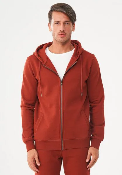 ORGANICATION ORGANICATION Sweatjacke aus Bio-Baumwolle, Ginger, – Produktbild 1 von 4