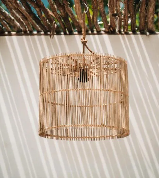 Bazar Bizar Bazar Bizar The Chacha Pendelleuchte aus natürlichem Rattan, Natur, – Produktbild 3 von 4