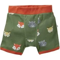 HANS NATUR Jungen Boxershorts Bio-Baumwolle Waldtiere Gr. 98/104 – Produktbild 1 von 1