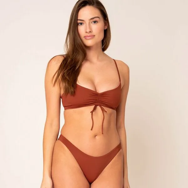 Woodlike Ocean Woodlike Ocean Blossom Bottoms - uni, Braun, – Produktbild 2 von 3