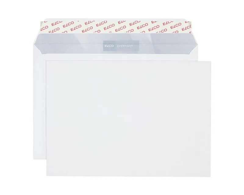 Elco Elco Briefumschlag Office, C5, ohne Fenster, Haftklebung, Weiß, – Produktbild 3 von 3