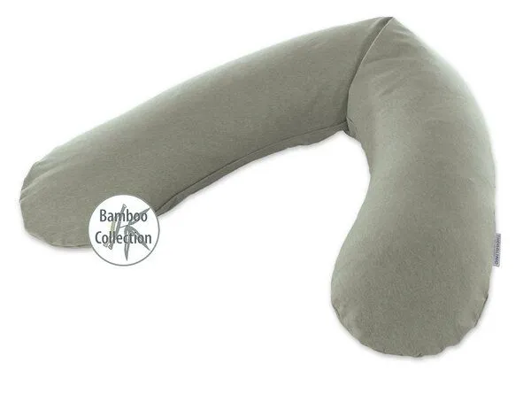 Theraline Das Original Theraline inkl. Bezug Dessin Bamboo Collection Bio-Baumwolle+Bambus, Melange grün-grau, – Produktbild 2 von 4