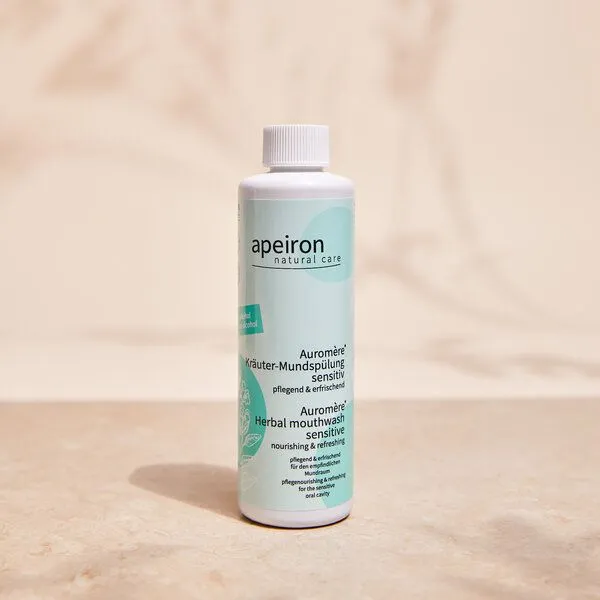 Apeiron Apeiron Auromère Kräuter - Mundspülung sensitv 250ml – Produktbild 2 von 3