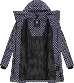 ragwear ragwear Steppmantel Niara Print wasserdichter Mantel mit angesagtem Hahnentritt Muster – Produktbild 1 von 1
