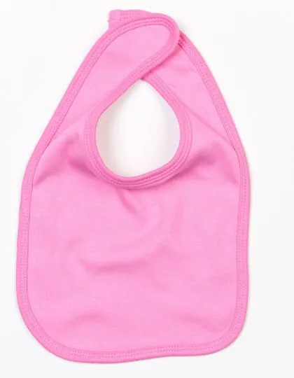 Babybugz Babybugz Baby Lätzchen Spucktuch Vegan mit weichem Klettverschluss im Nacken, Bubble gum pink, – Produktbild 2 von 3