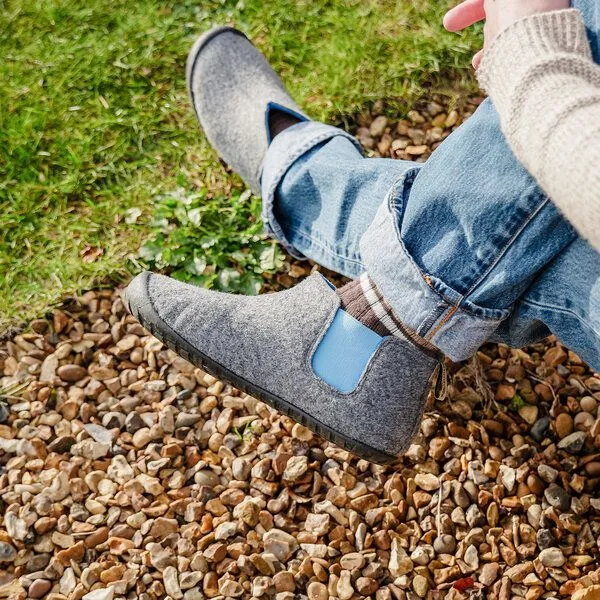 Gumbies Gumbies Brumby - Hausschuhe aus recyceltem Material, Grau blau, – Produktbild 3 von 4