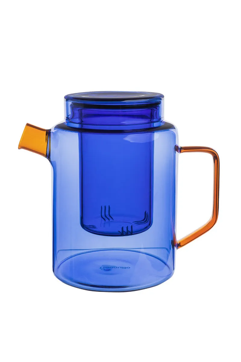 Tranquillo Tranquillo Teekanne RAIINBOW – Borosilikatglas, Blau, – Produktbild 6 von 6
