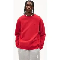 ARMEDANGELS ARMEDANGELS BAARO FLEECE Herren Sweatshirt aus Bio-Baumwolle, Scarlet red, – Produktbild 1 von 1