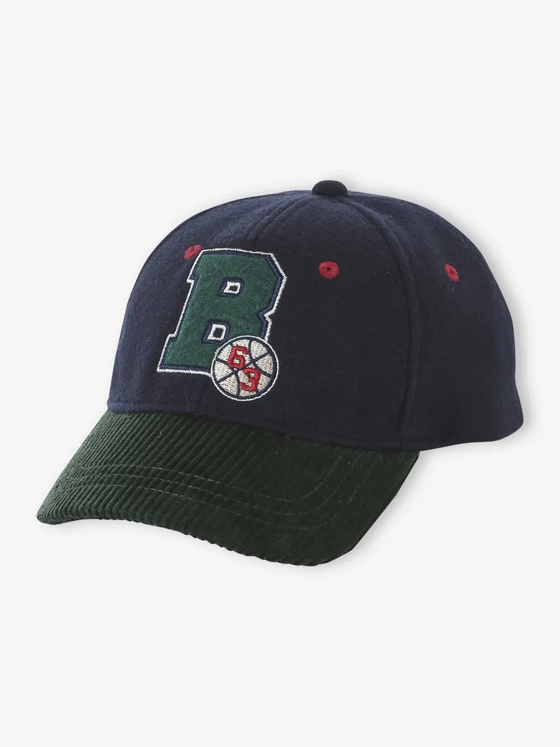 Vertbaudet Warme Jungen Cap BALTIMORE, Marine, – Produktbild 1 von 4