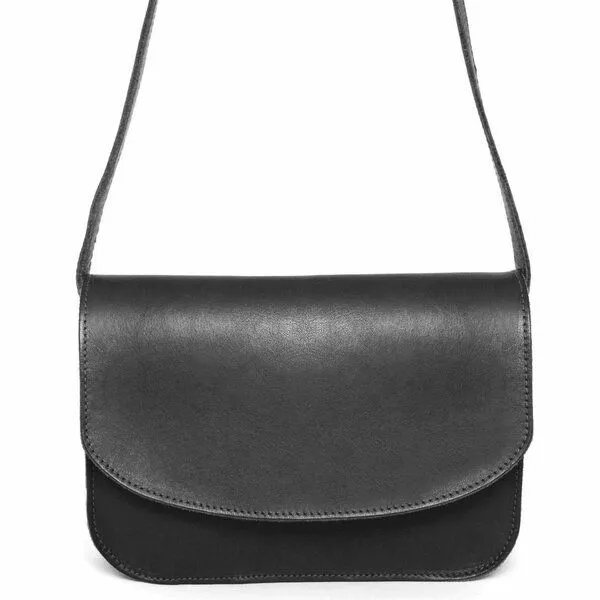Marin et Marine Marin et Marine Nuage Bag Satteltasche aus fairem Leder, Black, – Produktbild 1 von 4