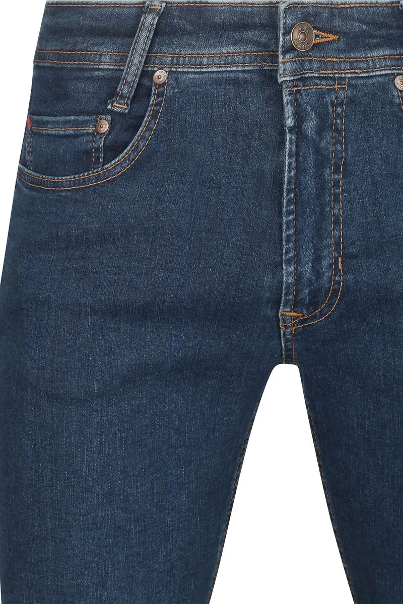MAC MAC Jeans Macflexx Deep Blue Stonewash - Größe W 33 - L 32, Blau, – Produktbild 5 von 5