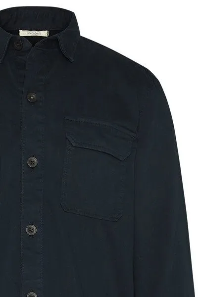 Wunderwerk Wunderwerk Herren Shirt Jacke aus Bio-Baumwolle "Utility shirt jacket male", Dunkelblau (old navy 695), – Produktbild 4 von 4