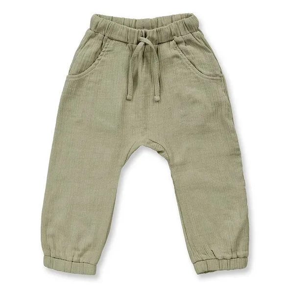 Sense Organics Sense Organics Babyhose, Modell LOKI, Seegrasgrün, – Produktbild 1 von 3