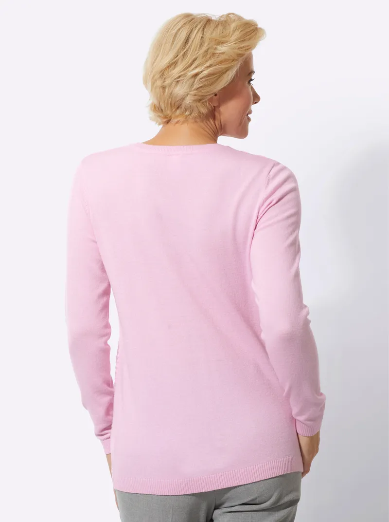 Witt Pullover rosé, Rosé, – Produktbild 1 von 2