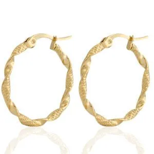 ELEKTROPULLI Creolen in 25mm von Elektropulli, Gold, – Produktbild 2 von 8