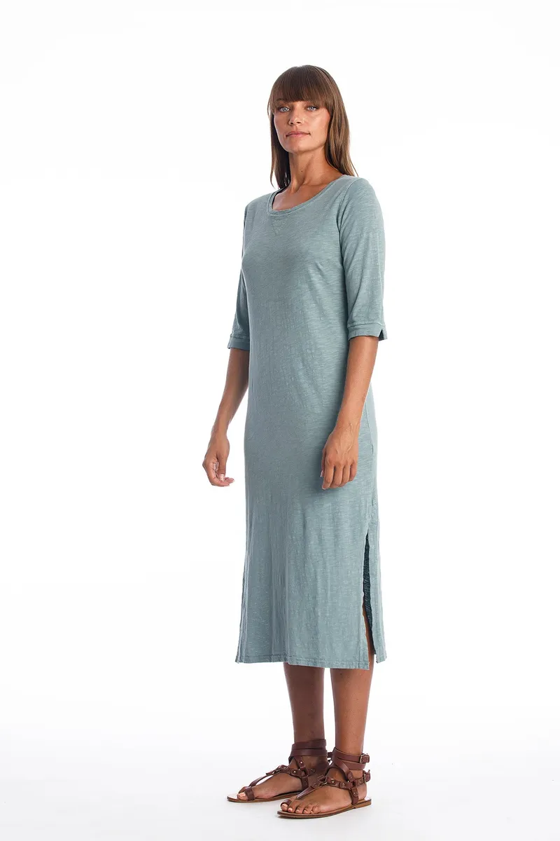 RAVENS VIEW IBIZA RAVENS VIEW IBIZA Damen vegan Kleid Maxi Mia Chinois Grün, Grün, – Produktbild 2 von 2