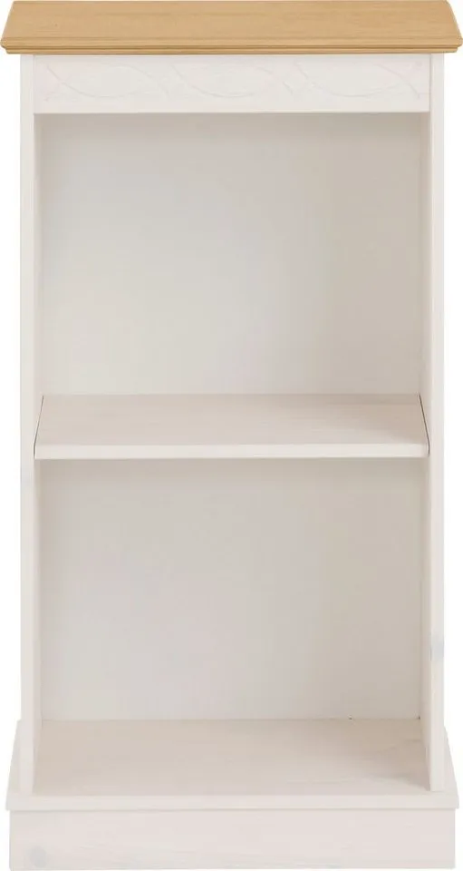 OTTO home Bücherregal Indra, Standregal, Regal, aus Massivholz, aus massiver Kiefer, in verscheidenen Höhen, mit FSC®, Weiß, – Produktbild 5 von 8