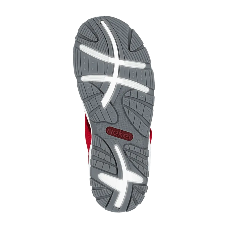 Rieker Rieker FSK Damen Sandalen für Damen, rot, Größe 42 EU, Rot, – Produktbild 6 von 6