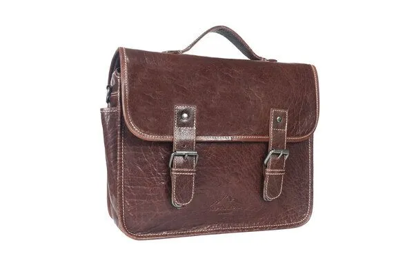 Alpenleder Alpenleder Messenger Bag TOURER, Brandy, – Produktbild 3 von 4
