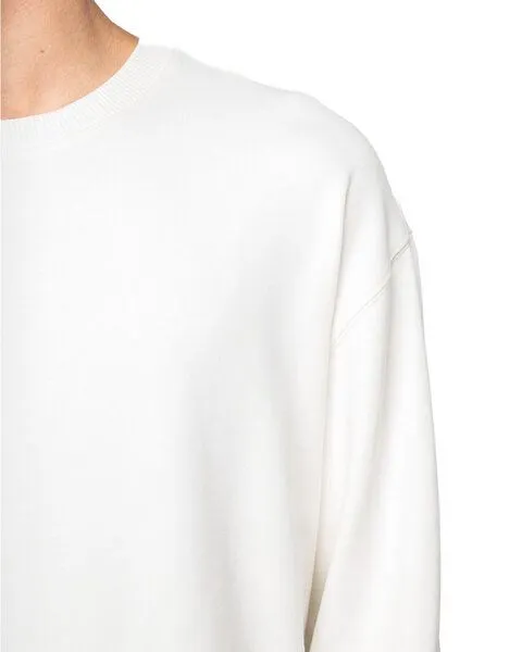 YTWOO YTWOO Umweltfreundliches Unisex French-Terry Sweatshirt mit hängenden Schultern, Elfenbein, – Produktbild 4 von 4