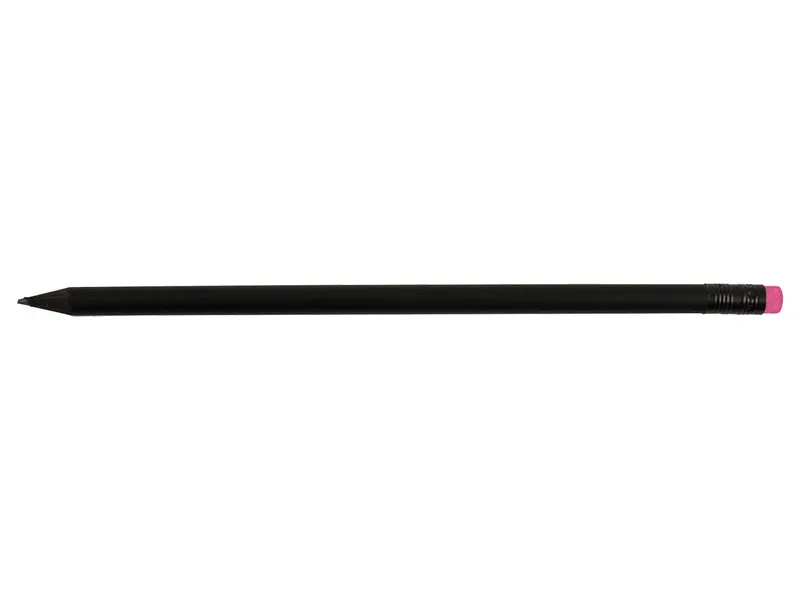 FSC-zertifizierter Bleistift 'Darkside' schwarz/pink – Produktbild 1 von 1