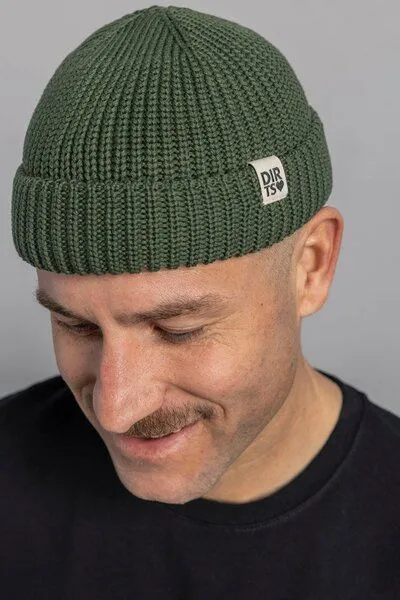 DIRTS dirts Sailor Beanie, Moss green, – Produktbild 4 von 4
