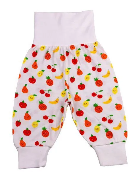 El Puente El Puente Babyhose "Funny Fruits" | Fair Trade & Handmade aus Ägypten | Bio-zertifiziert, Mehrfarbig, – Produktbild 1 von 2