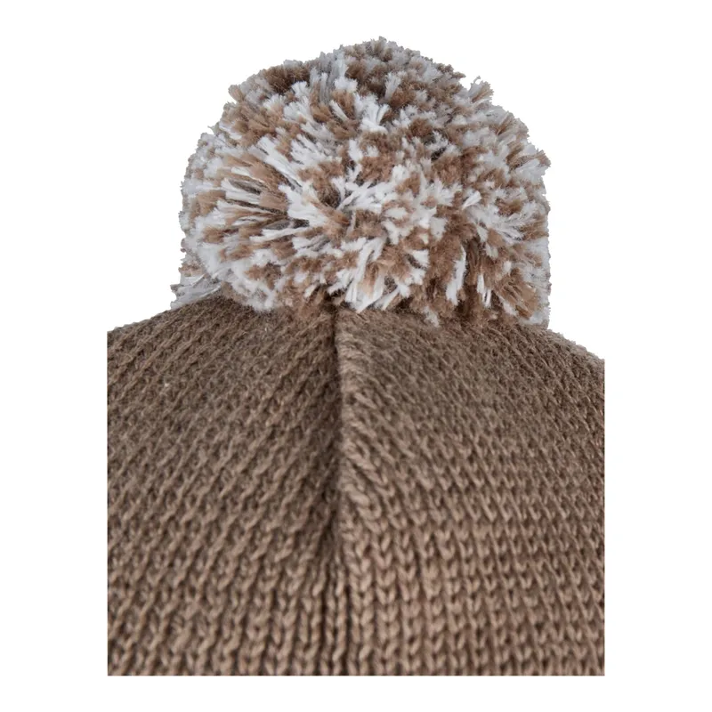 Sterntaler Sterntaler Winter-Strickmütze Bommel, Braun, – Produktbild 2 von 3
