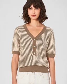 HempAge HempAge Damen Halbarmpullover Hanf/Biobaumwolle – Produktbild 1 von 1