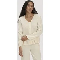 hessnatur hessnatur Musselin Pyjamabluse PURE COMFORT aus reiner Bio-Baumwolle, Natur, – Produktbild 2 von 5