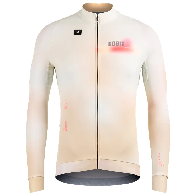 GOBIK Hyder Langarmtrikot, für Herren, Beige, – Produktbild 1 von 1
