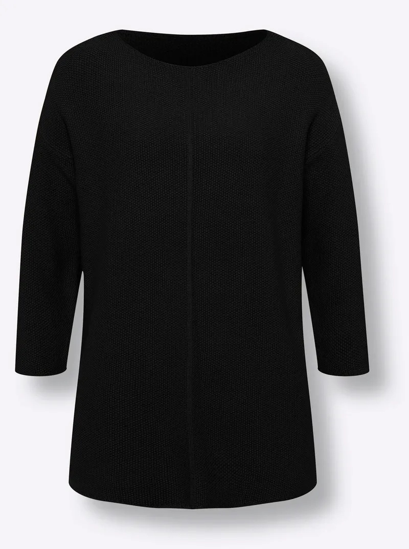 heine Strickpullover schwarz, Schwarz, – Produktbild 1 von 3