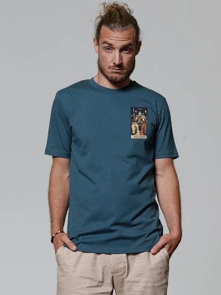 watapparel watapparel T-Shirt Unisex Tarot The Chariot, Stargazer, – Produktbild 1 von 3