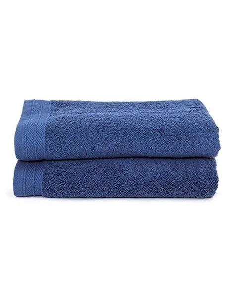 The One Towelling® The One Towelling® 2er Set Badetuch schweres Frottee 550gr/m² 70 x 140cm Bio Baumwolle, Silbergrau, – Produktbild 2 von 2