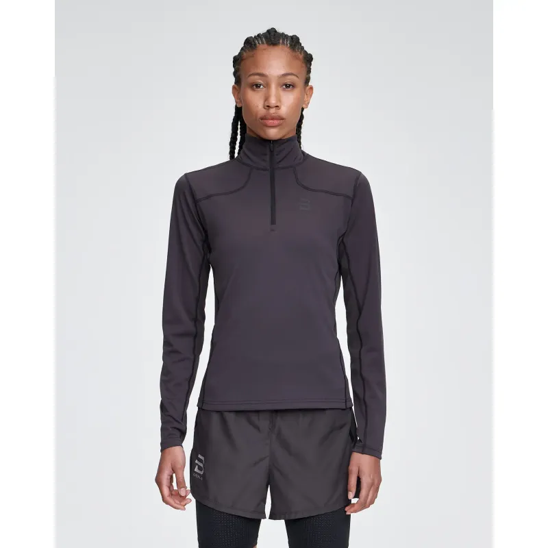 Daehlie Sportswear Damen-Trainingsoberteil mit halbem Reißverschluss Daehlie Sportswear Athlete 2.0, Noir, – Produktbild 1 von 1
