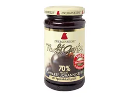 Zwergenwiese Zwergenwiese Bio-Fruchtaufstrich "Fruchtgarten" Schwarze Johannisbeere, 70 % Fruchtanteil, – Produktbild 1 von 1