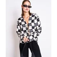 JAN N JUNE JAN N JUNE Bluse KALUZ, Floral square print, – Produktbild 1 von 1