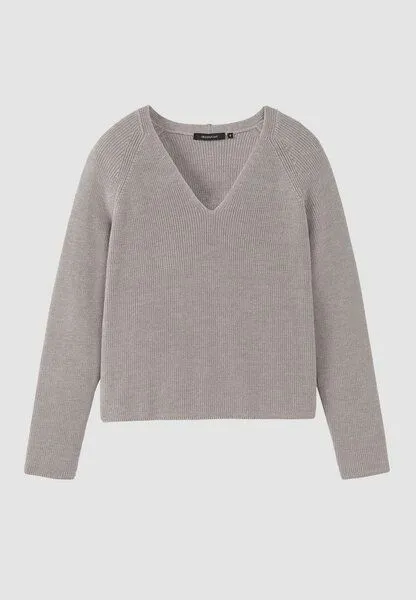 recolution Damen Strickpullover aus Bio-Baumwolle - ARUGULA - recolution, Greige (grau), – Produktbild 3 von 4