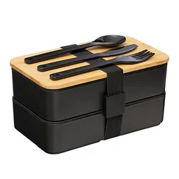 keine Marke keine Marke Lunch Set LAUDAT, Schwarz, – Produktbild 1 von 1