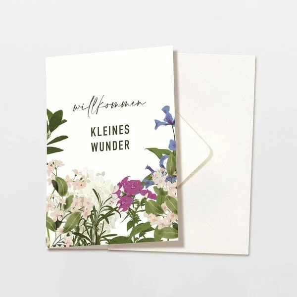 Wildblumen Atelier Wildblumen Atelier Klappkarte mit Umschlag, FSC zertifiziert – Produktbild 4 von 8