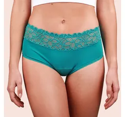 Taynie Taynie Periodenslip Deluxe - Periodenunterwäsche mittelstarke Blutung - Damen (1-St., 1er-Pack) Auslaufsichere Periodenunterwäsche / Periodenslip aus Bio Baumwolle – Produktbild 1 von 1