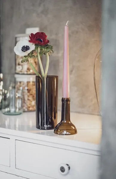MaBe MaBe Merlot Set Vase & Kerzenständer – Produktbild 2 von 4