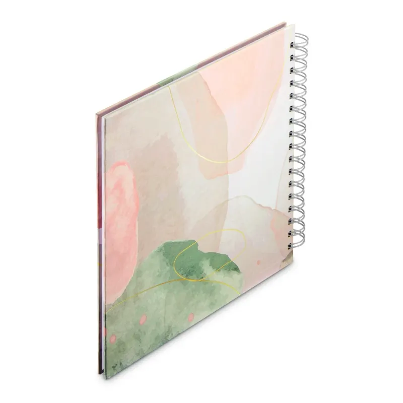 Hama Hama Spiral-Album "Watercolor", 28x24 cm, 50 weiße Seiten, Grün – Produktbild 2 von 5