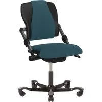 HAG HAG Bürodrehstuhl "H03 340" Gestell: schwarz, Stoff: Cura blue – Produktbild 1 von 1