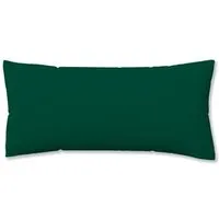 Schlafgut Schlafgut Kissenbezug Knitted Jersey - 95% Biobaumwolle, 5% Elasthan - uni, Green deep, – Produktbild 1 von 1