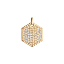 Maren Jewellery Sunray Anhänger - 18K Gelbgold & Labordiamanten – Produktbild 1 von 1